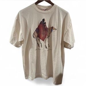 Vintage & Rare Native American Single Stitch Men’s Graphic T-Shirt Size XL